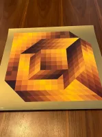 Viktor Vasarely (1906-1997) - 'AXO-44'