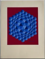 Viktor Vasarely (1906-1997) - gesigneerde zeefdruk Viktor Vasarely (1906-1997) - gesigneerde zeefdruk
