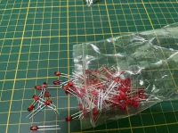 3 mm ledlampjes 100 stuks rood