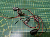 9 volt aansluitkabels 5 stuks