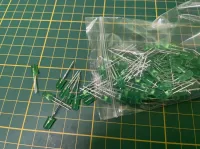 5 ledlampjes groen 