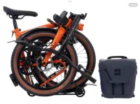 Elektrische Brompton G-Line Vouwfiets Gezocht voor de Auto en Trein 