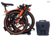 Set Elektrische Brompton G-Line Vouwfietsen Gezocht Gevraagd 